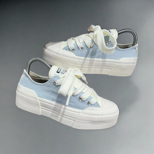 CONVERSE PLATAFORMA AZUL