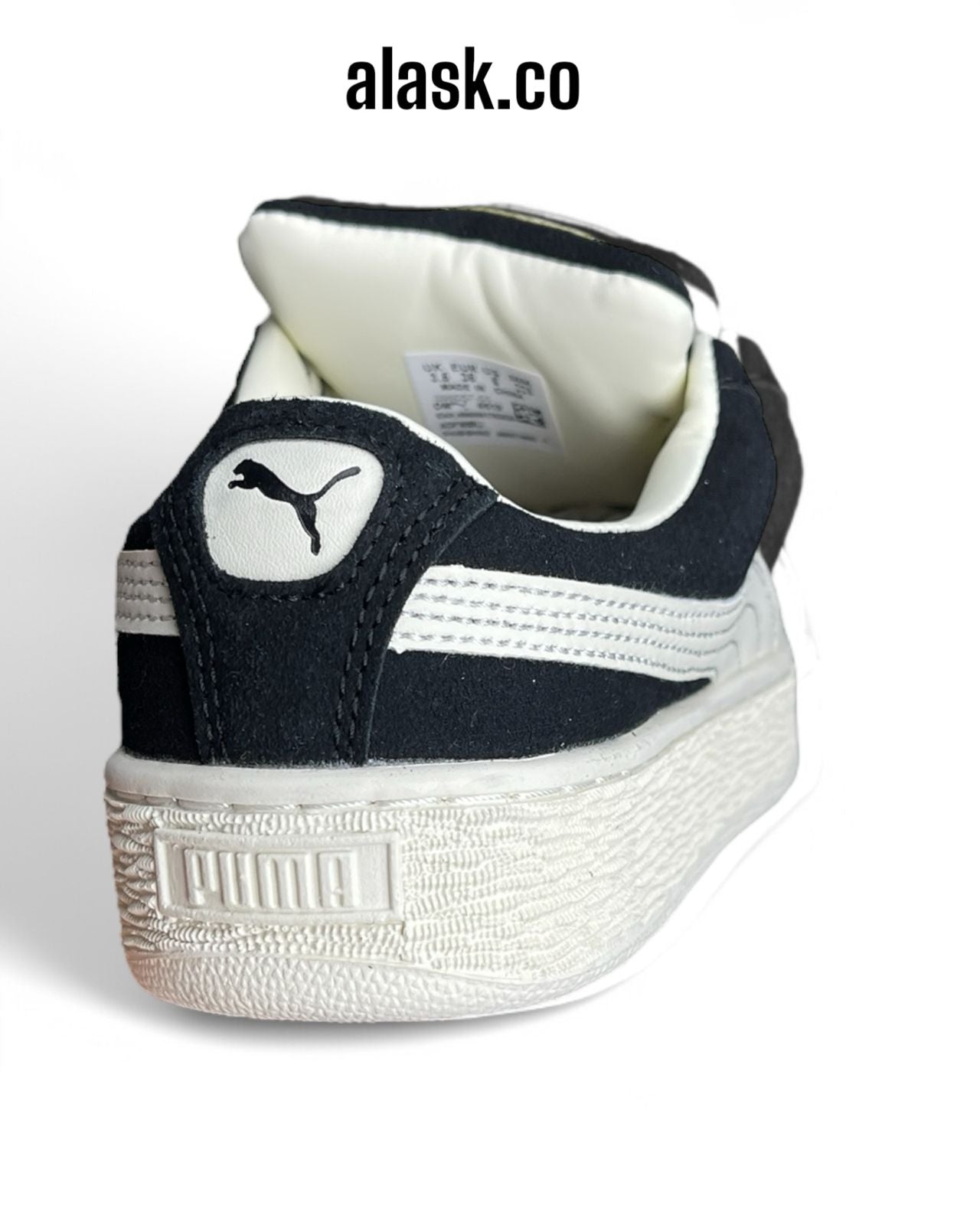 P U M A     SUEDE   X  L    DAMA  N/B  ENVIO GRATIS